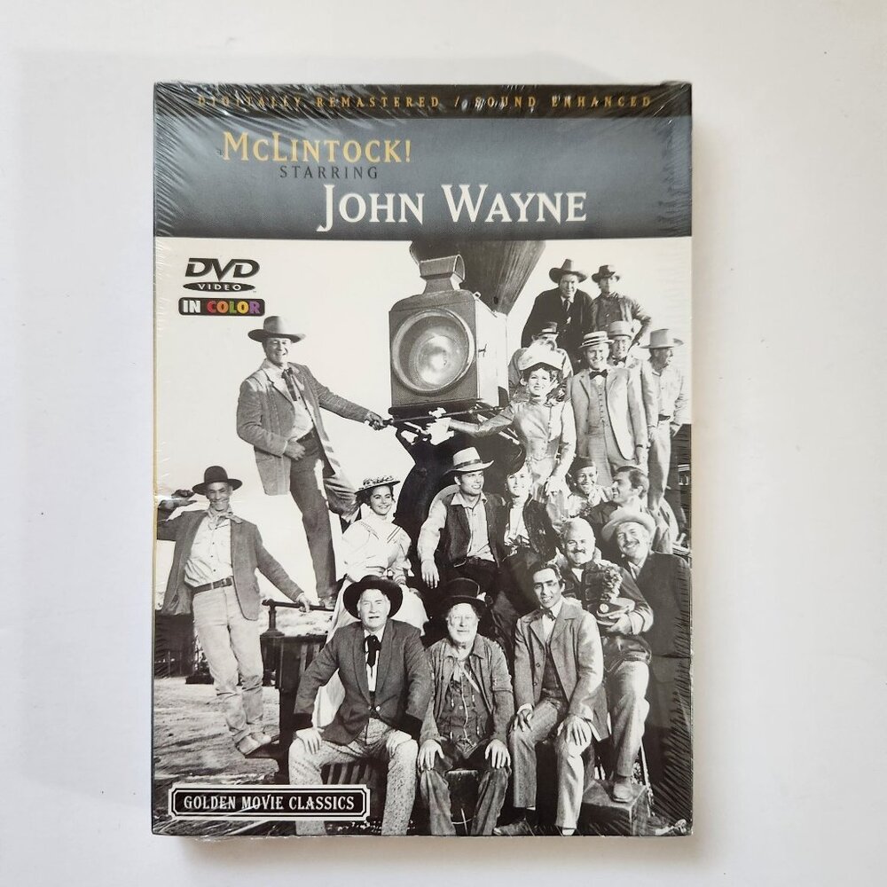 John Wayne McLintock! DVD Golden Movie Classics Remastered Sound Enhanced 1963